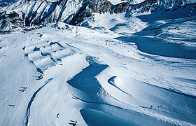 Snowpark on the Kitzsteinhorn